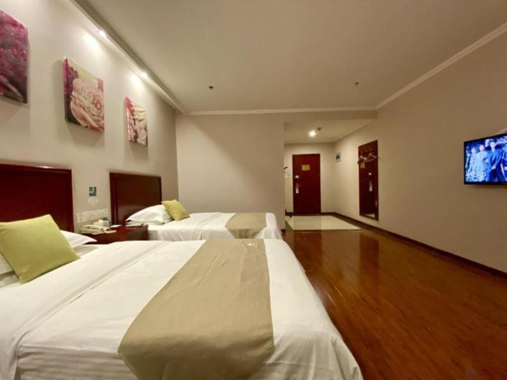 Greentree Inn Shandong Linxi Pingyi Mengyang Road Express Hotel Exterior foto